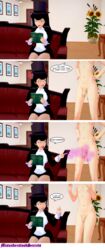 1boy 1girls 3d 4koma attribute_theft cartoon_network cfnm dc dc_comics dcau female flashing_penis justice_league_unlimited koikatsu large_penis magic misunderstoodsecrets partial_male penis_shrinking pinching_gesture shrinking small_penis small_penis_humiliation smug sph toonami zatanna zatanna_zatara