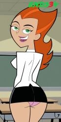 ai_generated danny_phantom ends34 female female_only long_hair milf orange_hair penelope_spectra school_uniform teacher