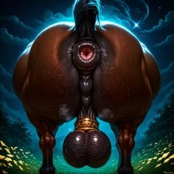 absurd_res ai_generated animal_genitalia animal_penis anus autumn ball_ring ball_stretcher balls big_balls big_butt big_penis bodily_fluids butt butt_focus equid equine equine_genitalia equine_penis feral flower genital_fluids genitals glowing hi_res horse huge_balls huge_butt huge_penis inviting leaf male mammal musk musk_clouds muskfarm night outside penis perineum plant precum presenting presenting_hindquarters puffy_anus saggy_balls sky solo sparkles stable_diffusion star starry_sky steam steaming_body sweat sweating_profusely sweaty sweaty_balls sweaty_body sweaty_butt sweaty_genitalia vein veiny_balls