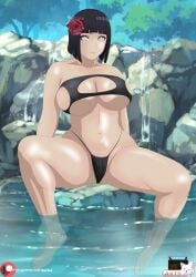 big_breasts bikini boruto:_naruto_next_generations commission feet hot_spring hyuuga_hinata karlen_vardanyan legs mature mature_milf mature_tomboy milf mother naruto naruto_(series) patreon soles solo spread_legs swimsuit swimwear toes tomboy tomboy_milf wholesome