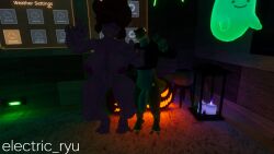 3d deltarune furry male penis susie_(deltarune) synth_(vader-san) vrchat vrchat_avatar