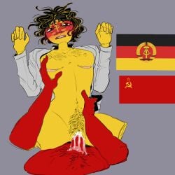 2024 2boys commission commissioner_upload countryhumans cum cum_in_pussy cum_inside cuntboy east_germany_(countryhumans) gay intersex male male_only pastabeer soviet soviet_union_(countryhumans) tagme yaoi