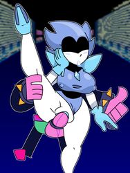 1boy 1boy1girl 1girls big_city deltarune erect_nipples giga_queen horaco mecha milf queen_(deltarune) robot robot_girl spiked_bracelet tagme tally_marks thehoraco thrash_machine thumbs_up vaginal_penetration white_body