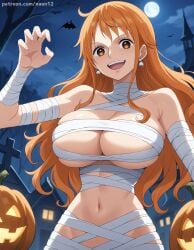 ai_generated bandage female female_only nami_(one_piece) naon12 one_piece