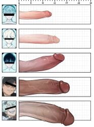 5boys alien_stage average_sized_penis big_penis dewey_(alien_stage) dick foreskin foreskin_folds huge_cock isaac_(alien_stage) ivan_(alien_stage) large_penis luka_(alien_stage) multiple_boys penis penis_chart penis_size_chart penis_size_difference size_comparison size_difference till_(alien_stage) veiny_penis vivinos