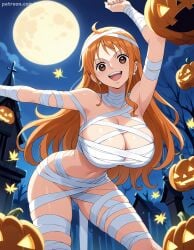 ai_generated bandage female female_only nami_(one_piece) naon12 one_piece