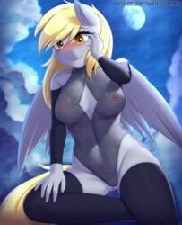 anthro color colored derpy_hooves my_little_pony tagme thighhighs twistedscarlett60