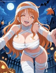 ai_generated bandage female female_only nami_(one_piece) naon12 one_piece