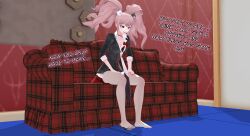 danganronpa foot_fetish foot_worship junko_enoshima naegi_makoto