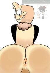 anus big_ass dandys_world facesitting facesitting_pov femboy goob_(dandy's_world) not_minus pov