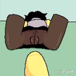 2d 2d_(artwork) 2d_artwork animated blocky_body clothed_female commando cum cum_on_body cumshot girl no_sound office office_lady pantyhose penis pixel_art pov pussy_visible_through_clothes roblox robloxian self_upload tagme thoai_teo thoaiteo thoaiteor34 video