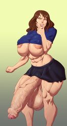 1futa abs balls balls_to_knees balls_under_clothes big_ass big_balls big_breasts big_nipples bottomless_skirt brown_hair bursting_breasts dickgirl erect_nipples erect_nipples_under_clothes erection_under_clothes erection_under_skirt fit_futanari futa_only futanari half-erect hanging_balls huge_breasts huge_cock huge_penis huge_testicles hyper hyper_balls hyper_genitalia hyper_penis intersex large_areolae muscles muscular_futanari neekolul partially_clothed penis penis_out penis_under_clothes penis_under_skirt puffy_nipples sagging_balls short_hair skirt smile smiling thick_penis thick_thighs veiny_balls veiny_penis veiny_testicles wide_hips zyldark