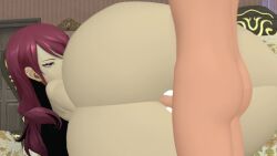 1boy 1girls 3d animated ass ass_focus atlus cum cum_inside female huge_ass laying_down laying_on_side long_hair loop mitsuru_kirijo mr_chazz80 penetration persona persona_3 sex sound source_filmmaker tagme thick_thighs video wide_hips