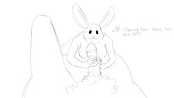 16:9 2d animated anthro balls beastars both_hands_on_penis breasts canid canine canis dialogue digital_media_(artwork) duckhere duo english_text erection female first_person_view foreskin genitals gif handjob haru_(beastars) hi_res lagomorph legoshi_(beastars) leporid looking_at_viewer male male/female mammal masturbation nude penile penile_masturbation penis rabbit retracted_foreskin sex short_playtime simple_background size_difference stroking stroking_penis talking_to_viewer text widescreen wolf