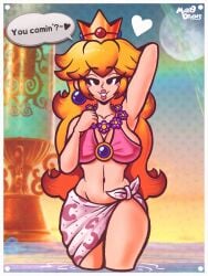 princess peach from mario (series) by marodraws