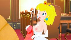 3d big_penis blonde_hair bowser butts69420 cum cum_on_breasts cum_on_face cum_on_upper_body facial female female_focus hi_res highres koikatsu mario_(series) nintendo princess_peach super_mario_odyssey topless unseen_male_face wedding_dress wink