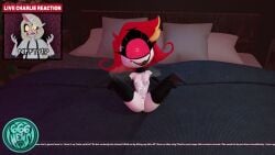 charlie morningstar from hazbin hotel by b3ntfield