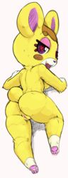 actionbastardvirginblstr animal_crossing ass bear big_ass breasts female fur furry furry_only heart-shaped_pupils looking_back nintendo nude pussy sharp_teeth shortstack solo tail tammy_(animal_crossing) thick_thighs tongue_out video_games wide_hips