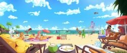 amy_rose beach beach_chair beer bikini blaze_the_cat bunnie_rabbot calm chilling chubby_female clouds fat fat_ass fat_tits female_only fiona_fox first_person_perspective first_person_view friends fries furry furry_only high_resolution highres honey_the_cat horizon ic-icle jetski lanolin_the_sheep lens_flare mina_mongoose multiple_girls nicole_the_lynx ocean palm_tree pov rear_view relaxed_expression relaxing rouge_the_bat sally_acorn sand_castle sega sonic_(series) sonic_adventure sonic_the_hedgehog_(archie) sonic_the_hedgehog_(comics) sonic_the_hedgehog_(idw) sonic_the_hedgehog_(series) sticks_the_badger sunbathing sunflare surfing surge_the_tenrec tangle_the_lemur tikal_the_echidna vanilla_the_rabbit volleyball wave_the_swallow whisper_the_wolf yoga