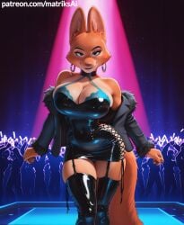 1girls adult adult_female ai_generated anthro areolae ass big_ass big_breasts breasts breasts_out bubble_butt canid canine canis club collar dance dancing diane_foxington dreamworks dress ear female female_fox female_only fox fox_girl furry huge_areolae huge_ass huge_breasts indoors inside large_ass large_breasts leash looking_at_viewer matriksai mature mature_body mature_female mature_figure nightclub orange_body orange_fur party pet petplay pink_nose round_ass seductive seductive_look seductive_smile smile smiling smiling_at_viewer solo solo_female spread_legs tail tan_fur the_bad_guys the_bad_guys_2 thick thick_ass two-tone_body two-tone_fur universal_pictures universal_studios very_wide_hips voluptuous voluptuous_female wide_hips