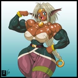 aisha clanclan from outlaw star by fungus-man