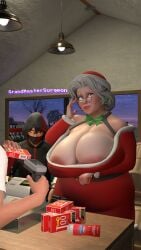 mrs. claus from christmas by grandmastersurgeon