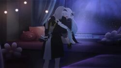 1futa 1girls 2d animated aqua_skirt black_hairband black_jacket black_thighhighs blush closed_eyes clothed_sex commentary cropped_jacket cum_in_pussy cum_inside english_commentary firefly_(honkai:_star_rail) futa_on_female futa_with_female futanari gentle_sex grey_hair hair_between_eyes hair_intakes hair_ornament hairband honkai:_star_rail honkai_(series) hug ink_gmbt jacket korshokor leglock long_hair long_sleeves longer_than_10_seconds multiple_girls open_mouth pussy_juice sex shirt shorter_than_30_seconds sitting skirt sound spread_legs stelle_(honkai:_star_rail) tagme thighhighs trailblazer_(honkai:_star_rail) vaginal vaginal_penetration vaginal_sex video white_shirt wholesome
