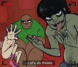 2d (gorillaz) from gorillaz by mawile123