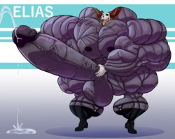 abs balls biceps bodybuilder elias_ainsworth furry furry_only hyper hyper_balls hyper_genitalia hyper_muscles hyper_penis hyper_testicles male male_focus male_only muscles muscular muscular_anthro muscular_arms muscular_ass muscular_back muscular_legs muscular_male muscular_thighs nipples pecs penis poodledoodles testicles veins veiny_penis