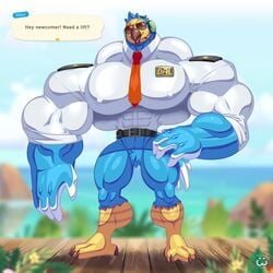 abs animal_crossing animal_crossing_new_horizons bara biceps bodybuilder furry furry_only hyper hyper_balls hyper_genitalia hyper_muscles hyper_penis hyper_testicles male male_focus male_only muscle muscles muscular muscular_arms muscular_ass muscular_back muscular_legs muscular_male muscular_thighs nintendo nipples pecs source_request veins veiny_penis wilbur_(animal_crossing) wolfiecanem year_request