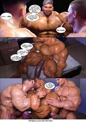 3d7fantasy 3d_(artwork) abs anal anal_sex bara biceps big_bulge blowjob_face bodybuilder bulge cock_ring cocking cum cum_on_body cum_on_lower_body cum_on_muscles cum_on_penis cum_on_self cum_on_upper_body cumming cumshot facial_hair fellatio gay gay_sex grabbing_penis growth growth_sequence growthcomics holding_penis huge_bulge human hunk hyper hyper_balls hyper_bulge hyper_genitalia hyper_muscles hyper_penis hyper_testicles kissing licking_penis looking_at_penis male male_focus male_only masturbation muscle muscles muscular muscular_arms muscular_ass muscular_back muscular_legs muscular_male muscular_thighs nipples oral pecs penis_growth pinching_nipples ripped_clothing speech_bubble stroking stroking_cock stroking_penis sweating sweating_profusely text tight_clothing touching_penis veins veiny_penis