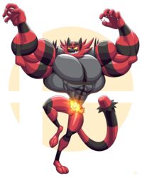 abs biceps bodybuilder hyper hyper_muscles incineroar male male_focus male_only muscle muscles muscular muscular_arms muscular_back muscular_legs muscular_male muscular_thighs pecs pokémon_(species) pokemon wolfiecanem