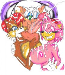 amy_rose anthro archie_comics female fur hedgehog male mobian_(species) rouge_the_bat sally_acorn sega sonic_(series) sonic_satam sonic_the_hedgehog_(archie) sonic_the_hedgehog_(comics) sonic_the_hedgehog_(series) straight thegreenspike