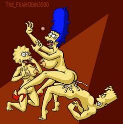 bart_simpson cum cum_inside female human incest lisa_simpson male marge_simpson nude odin3000 straight tagme the_fear the_simpsons yellow_body