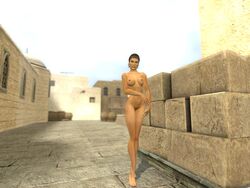 1girls 3d alyx_vance breasts completely_nude completely_nude_female counter-strike counter-strike_(series) female female_only garry's_mod half-life half-life_2 headband human human_female human_only nipples nude nude_female outdoors pussy solo standing tagme valve