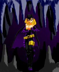 1girls batgirl batgirl_(stephanie_brown) batman_(series) cleavage dc dc_comics female solo stephanie_brown tagme