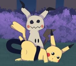 ambiguous_gender animated clitoris duo female female/ambiguous feral genitals luniel mimikyu nintendo penetration pikachu pokémon_(species) pokemon pussy short_playtime tentacle tentacle_sex vaginal_penetration vaginal_penetration video_games