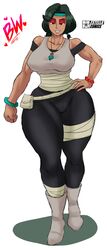 big_ass big_breasts big_butt big_thighs bw_(long_gone_gulch) estella_comics female female_only green_hair huge_ass huge_breasts huge_butt long_gone_gulch mannyestella mrestella naughty_face thick_thighs thighs yellow_sclera