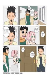 biggies00 boruto:_naruto_next_generations comic dialogue nara_shikamaru naruto naruto_(series) rock_lee sakura_haruno story text