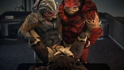 16:9 3d 3d_(artwork) 4k absurd_res alien anal anal_sex balls cheap-wazoo digital_media_(artwork) double_anal double_penetration gay genitals group group_sex hi_res humanoid_genitalia humanoid_penis krogan leg_grab lying male male/male male_only male_penetrated male_penetrating male_penetrating_male mass_effect multi_balls multi_genitalia muscular muscular_male nude on_back penetration penis retracted_foreskin sex source_filmmaker table_lotus_position threesome urdnot_grunt urdnot_wrex video_games widescreen yaoi