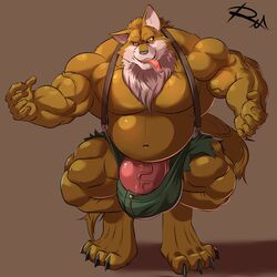 abs biceps bulge dragon_ball dragon_ball_super dragon_ball_z flaccid furry furry_only hyper hyper_balls hyper_genitalia hyper_muscles hyper_penis hyper_testicles lavender_(dragon_ball) male_focus male_only muscle muscles muscular muscular_arms muscular_legs muscular_male muscular_thighs nipples overweight pecs reclamon solo solo_male veins veiny_penis