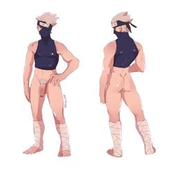 hatake kakashi from naruto by fabssdaf