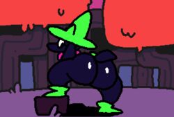 1boy 2d animated anthro anthro_male anthro_only ass big_ass big_butt bottomless caprine clothed clothing deltarune femboy furry furry_male furry_only huge_ass humanoid humanoid_male humanoid_only male male_only mammal mammal_humanoid ralsei solo solo_male superiorfox tagme twerking undertale_(series) video_games