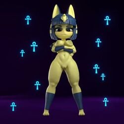 1boy 1girls 3d ahe_gao animal_crossing animated ankh ankha ankha_ride_(minus8) anthro areolae arms_crossed arms_crossed_under_breasts armwear ass big_areola big_ass big_breasts blue_eyeshadow blue_hair casual cat_ears cat_tail catgirl cowgirl_position curvy egyptian exposed_torso eyeliner eyeshadow female furry generalbuta glowing_eyes large_breasts legwear looking_at_viewer nintendo nipples pawpads paws pussy pussy_juice pussy_juice_drip sex sex_toy sound standing stomach_bulge tagme thick_thighs thighs tongue tongue_out two_tone_hair vaginal_penetration video voluptuous wide_hips yellow_nipples yellow_pussy yellow_skin