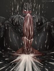 1boy 2018 2boys artist_name artist_signature ass_focus ass_grab bara big_penis bigger_dom black_bodysuit black_panther_(marvel) blush bodysuit bulge cat_ears claws come_hither cum cum_dump cum_everywhere cum_in_ass cum_inside cum_on_body cumdrip dark-skinned_male dark_skin excessive_cum gay huge_ass huge_cock inviting large_penis male_only marvel marvel_cinematic_universe marvel_comics mask masked nivyx orgasm orgasm_face patreon spread_anus steam stretched_anus superhero t'challa testicles tight_clothing torn_clothes veiny_penis yaoi