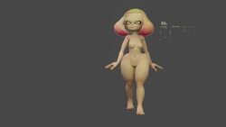 1girls 3d 3d_(artwork) animated blender dat_ass glitch02 inkling mp4 no_sound pearl_(splatoon) shortstack splatoon splatoon_2 thick_ass thick_thighs video walk_cycle walking