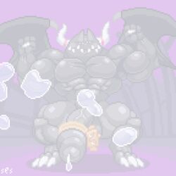 1:1 1boy abs animated anthro armpits bara big_muscles big_penis black_body black_skin blank_thumbnail blush bodily_fluids claws cum dialogue dragaux dragon electricity electrostimulation english_text feet flexing foreskin genital_fluids horn horns humanoid_penis hyper hyper_penis hyper_testicles male male_only muscular muscular_male nintendo no_nipples nude orgasm penis ring_fit_adventure scalie ses_vanbrubles sharp_teeth smile solo standing tail teeth testicles text uncut veins veiny_penis video_games white_screen_roulette wings