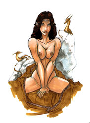 1girls arwen_undomiel breasts color elf elf_ears female female_only liv_tyler lord_of_the_rings nipples solo solo_female tagme