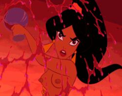 adamantp aladdin animated arabian disney disney_princess evil_queen_jasmine female gif human nipples princess princess_jasmine