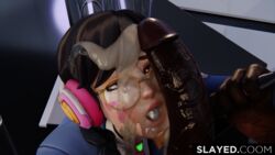 1boy 1girls 3d academy_d.va after_deepthroat after_fellatio after_vaginal alternate_costume blizzard_entertainment brown_eyes brown_hair cock covered_in_cum cum cum_bubble cum_in_mouth cum_inside cum_on_face cum_on_glasses cum_on_hair cumshot d.va dark-skinned_male dark_skin dripping dripping_cum female female_focus glasses half-closed_eyes hana_song headphones huge_cock huge_penis interracial light-skinned_female light_skin looking_at_penis looking_pleasured looking_up open_mouth oral overwatch pale-skinned_female pale_skin penis penis_out petite school_uniform schoolgirl slayed.coom solo_female vein veins veiny_penis